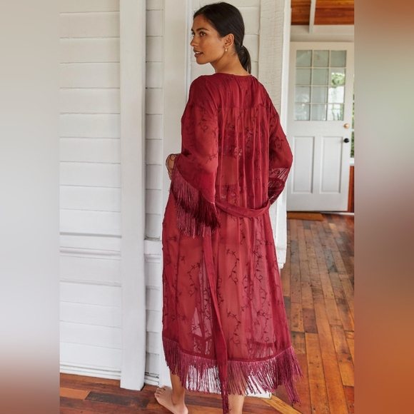 Anthropologie Other - Anthropologie Fringe Robe